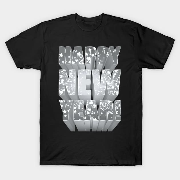 happy new year T-Shirt by HTTC